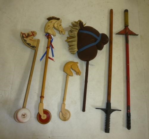Four hobby horses Image