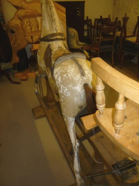 An extra large rocking horse by F.H. Ayres Image