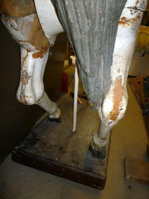 An extra large rearing Carousel horse Image
