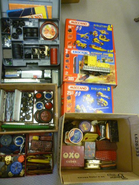 Meccano Evolution Set 2 and Set 4 Erector Set Image