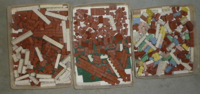 Three Minibrix all rubber construction sets Nos 1 Image