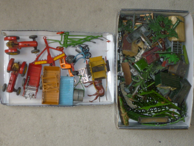 Two Dinky tractors Image