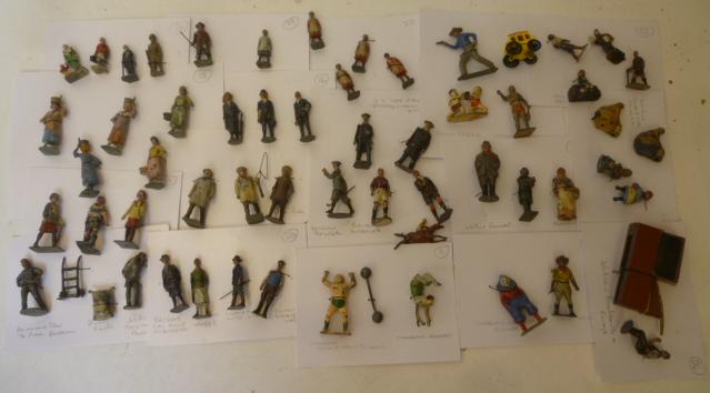 Approximately sixty metal figures by Britains Image