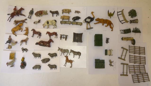 Approximately sixty metal figures by Britains Image