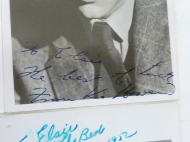 Three 1950's autographed photographs of Randolph Turpin Image