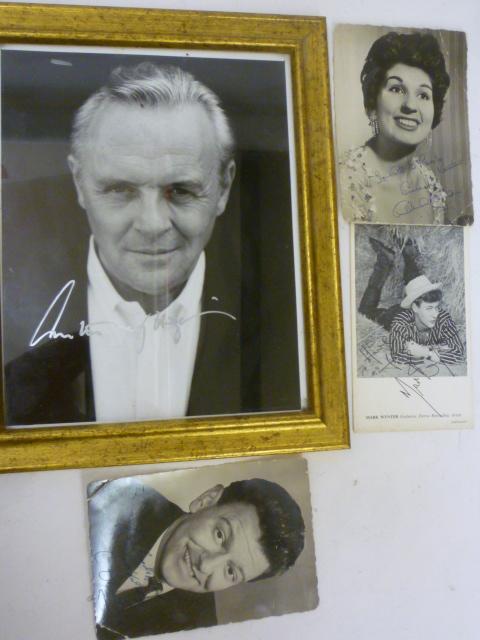 Autographed photographs of Antony Hopkins (framed) Image