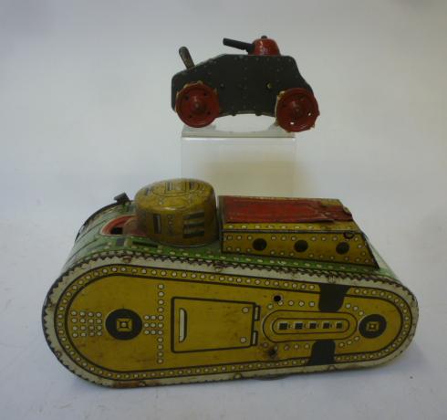 A Marx tinplate First World War tank Image