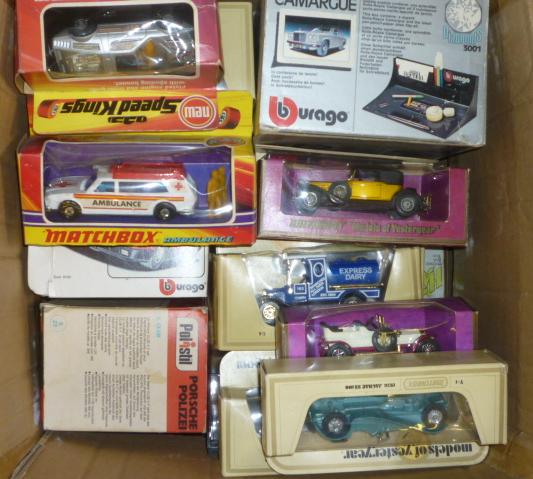 Eight Matchbox Yesteryear and two Speed Kings Image