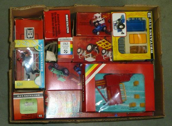 Twelve Britains boxed farm vehicles and implements comprising 9563 Image
