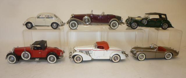 Six Franklin Mint Models comprising;- 1938 Alvis Tourer Image