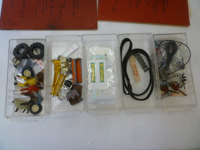 A large quantity of spare parts for the repair of Dinky and Corgi vehicles Image