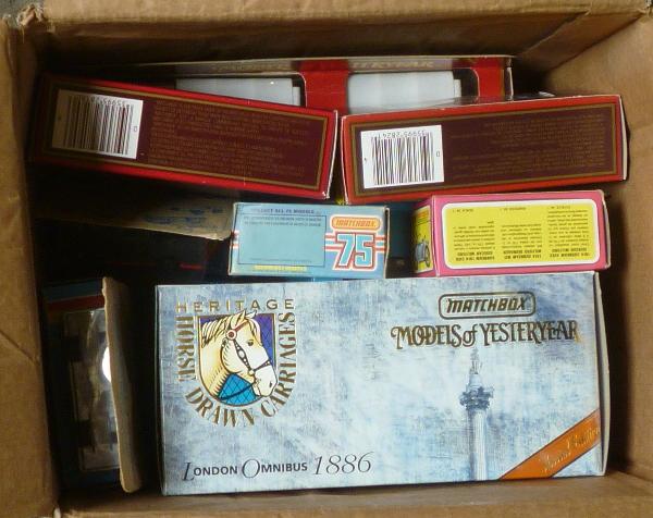 Six various Matchbox Models and six Yesteryear Models Image