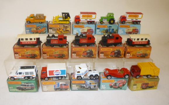 Fifteen Matchbox 75 Series Models Image