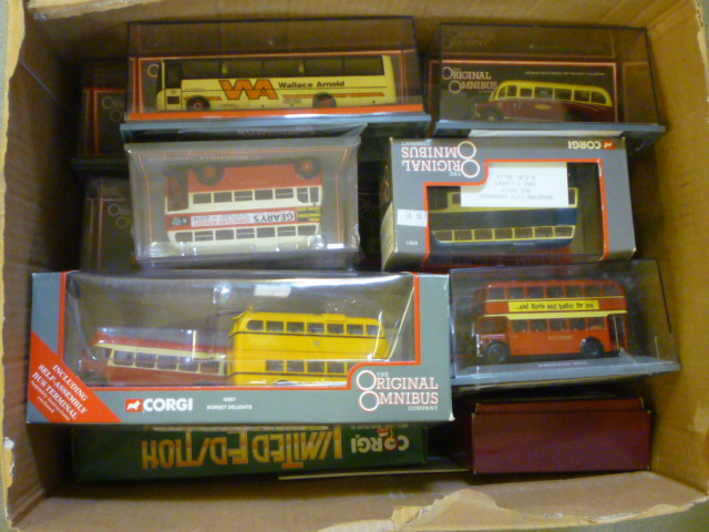 Eighteen Original Omnibus Models and other Corgi models Image