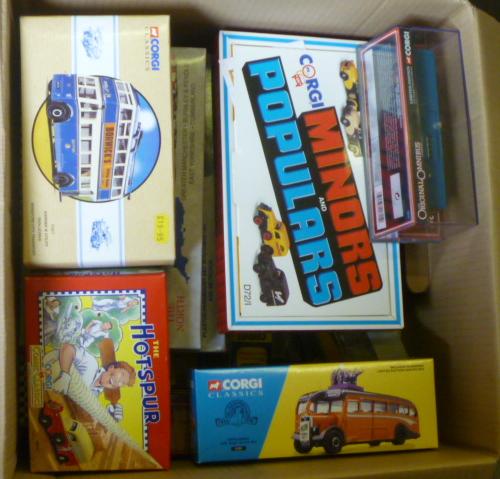 Thirty Corgi Classics Models including buses Image