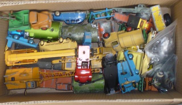 Twenty five Dinky models mainly commercial and some cars Image