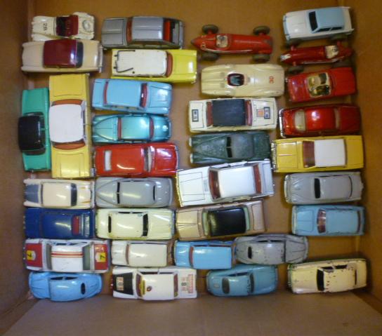 Thirty four Dinky Car Models Image