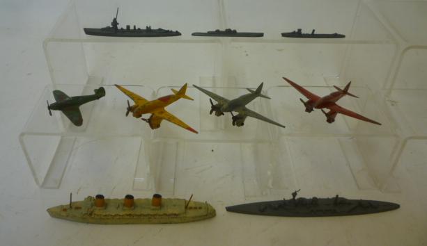 Four early Dinky planes Image
