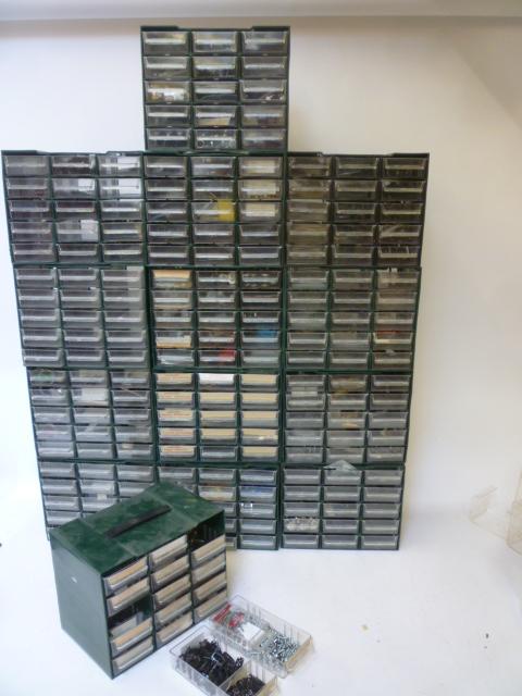 A very large quantity of new and some recovered model railway spare parts for Triang Image