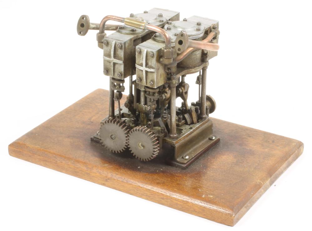Twin compound marine steam engine Image