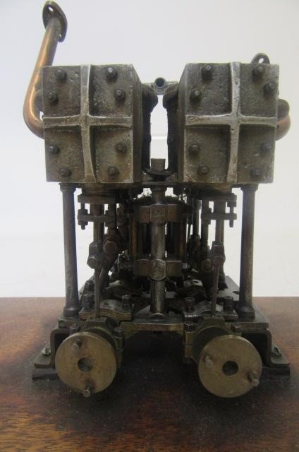 Twin compound marine steam engine Image