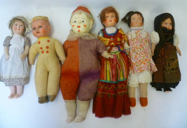 A German composition head bell boy doll Image