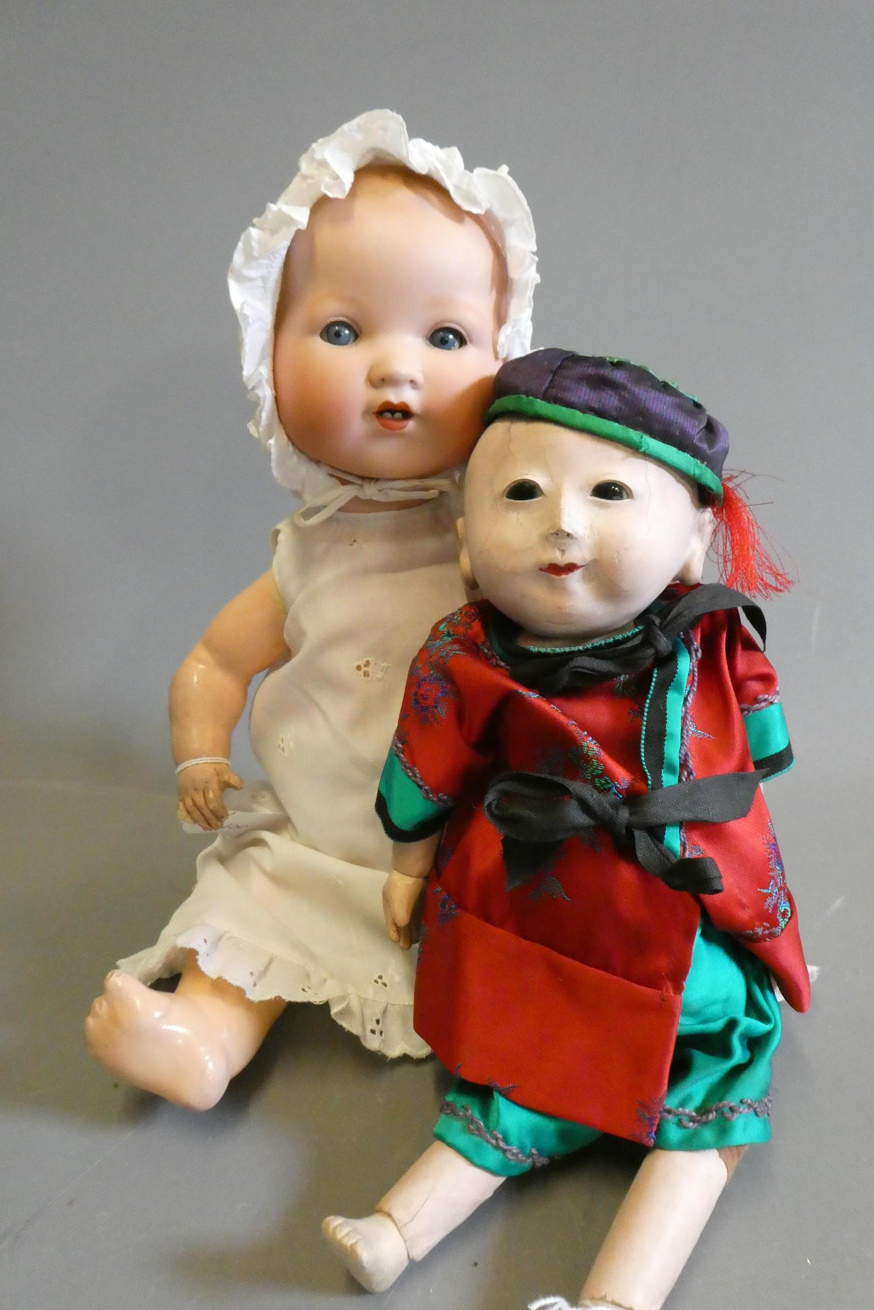 Two vintage dolls Image