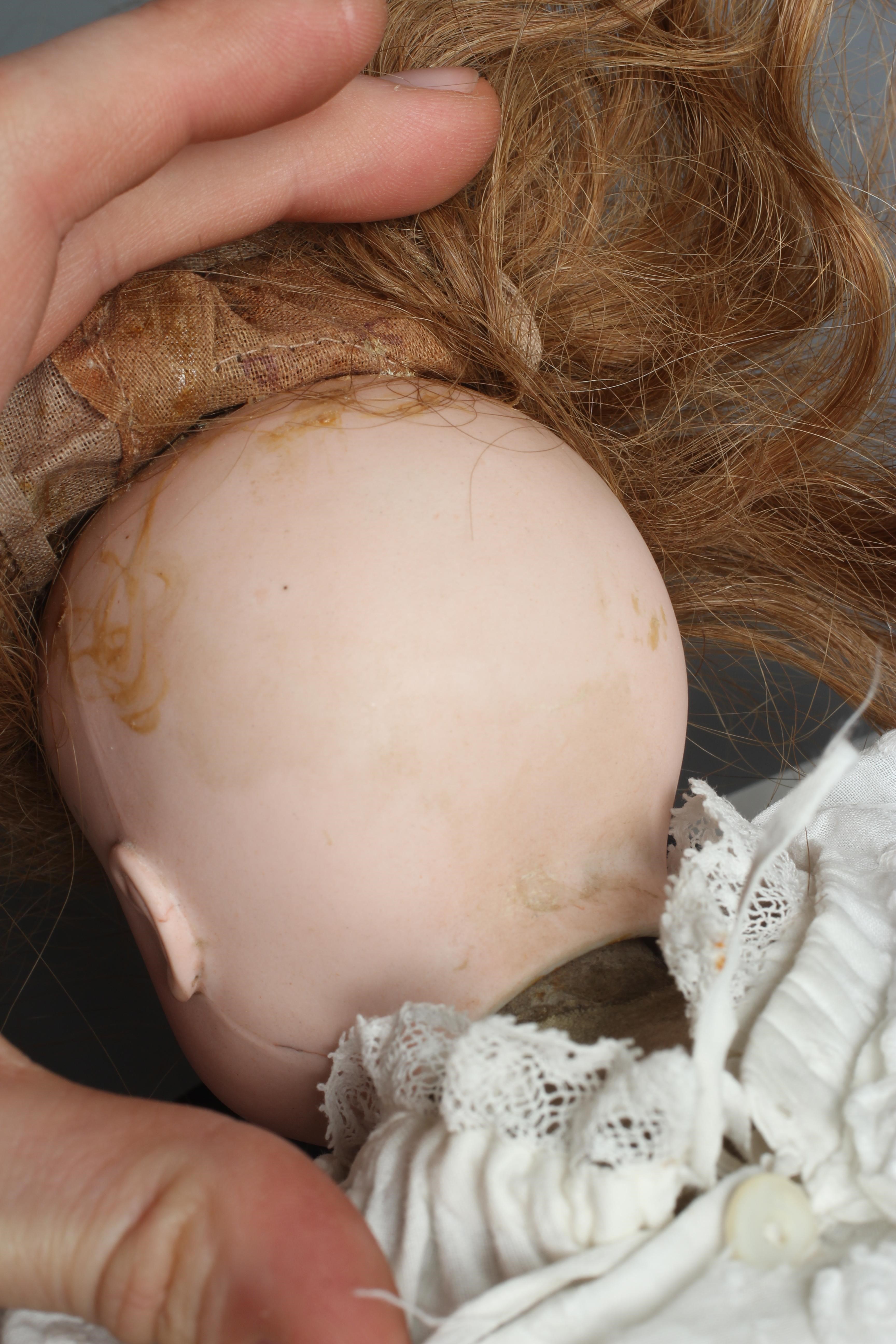 A Jules Steiner bisque head automaton doll Image
