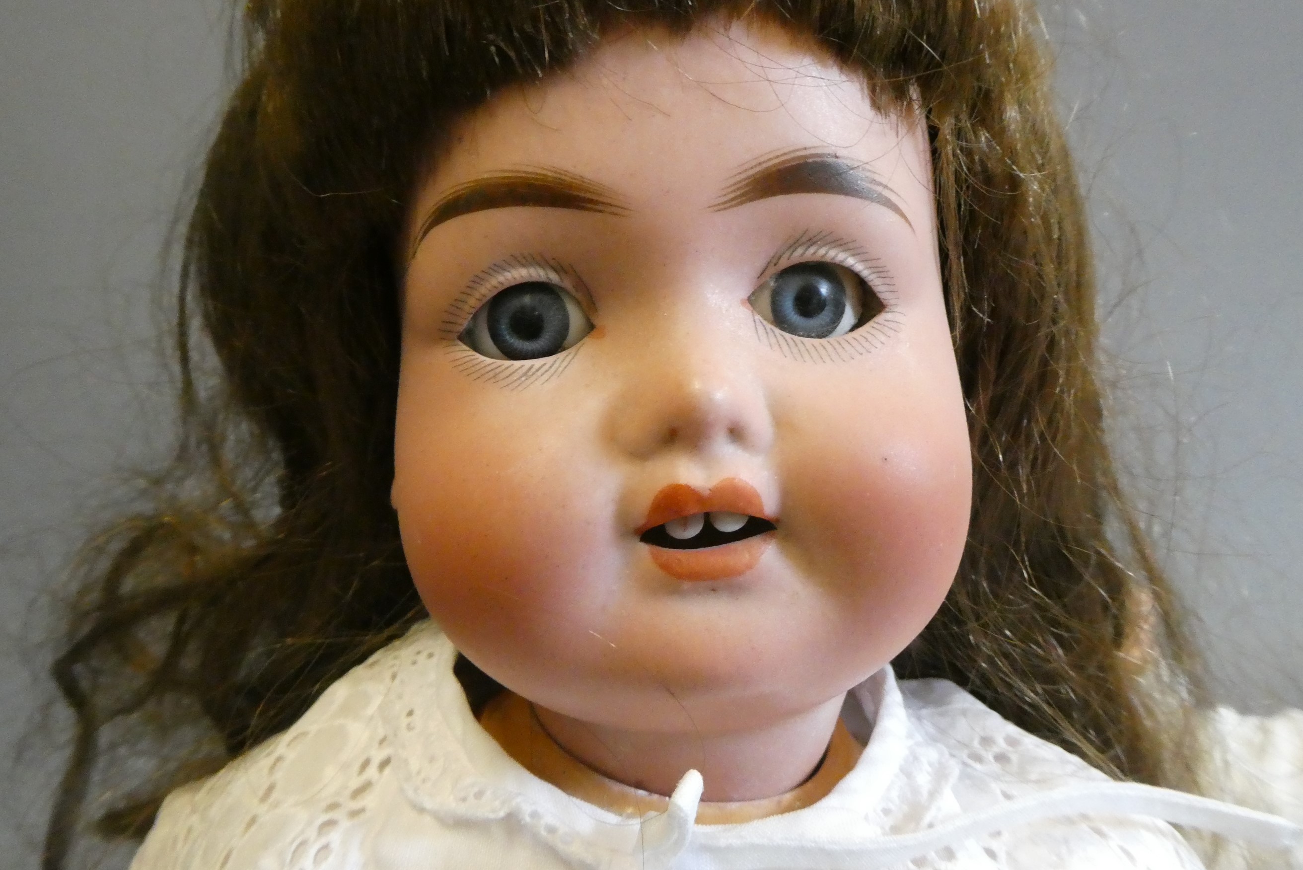 Three German bisque head dolls Image