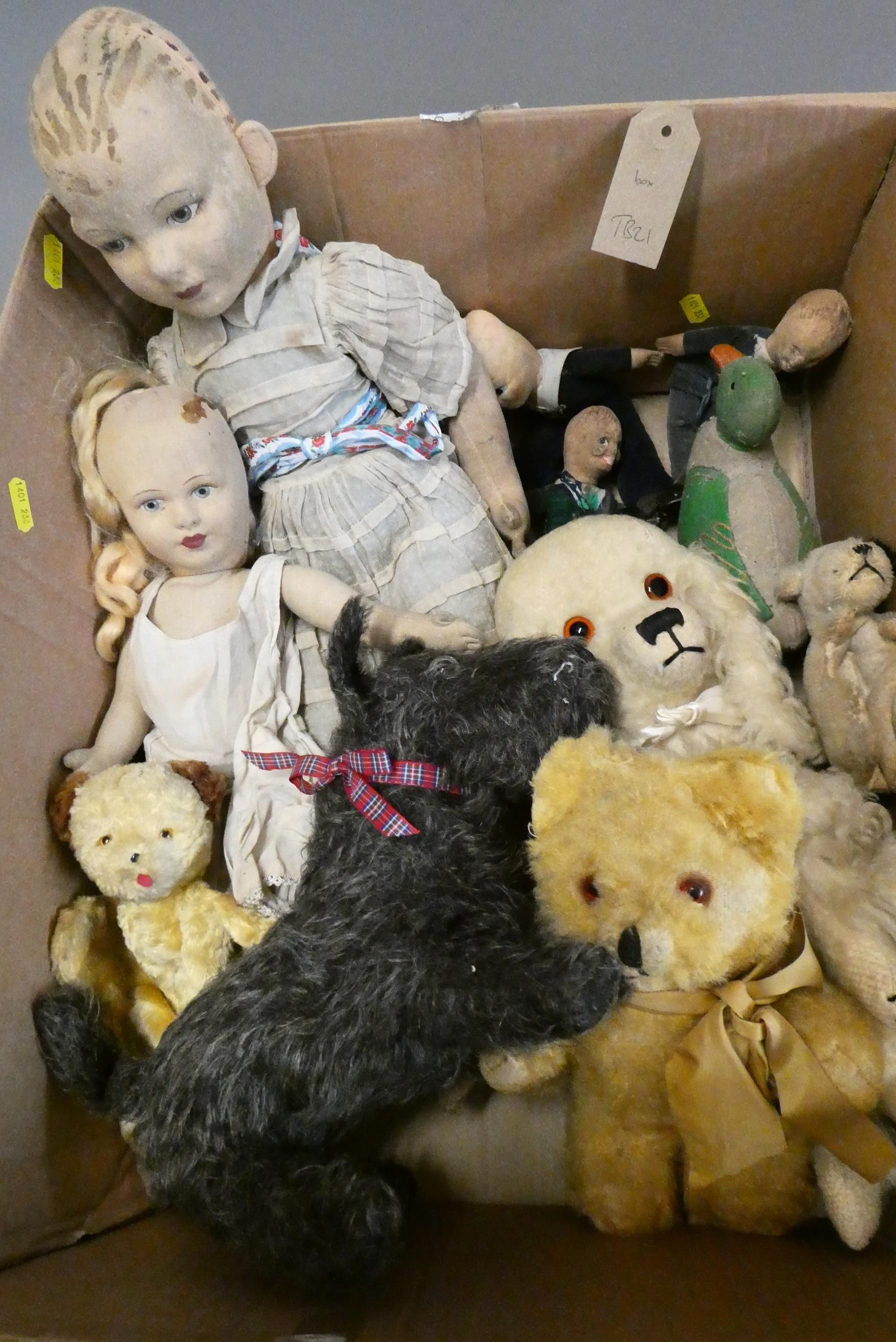 A collection of plush and soft toys Image