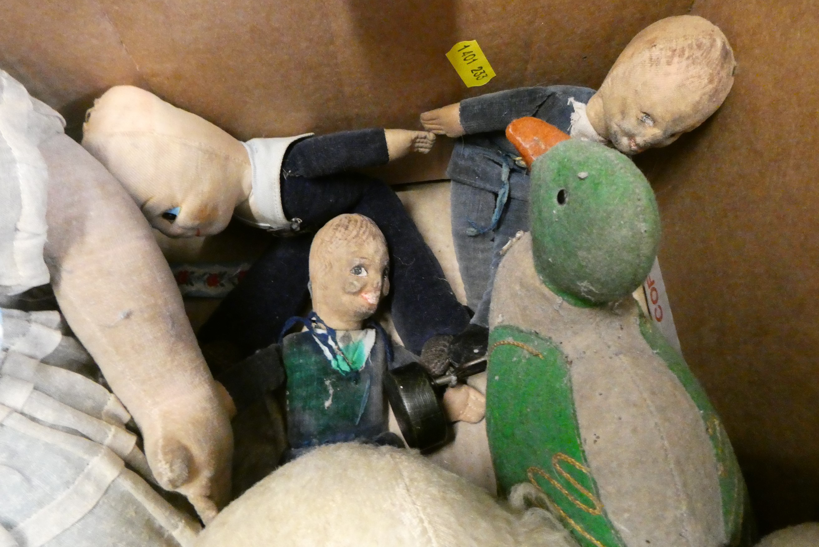 A collection of plush and soft toys Image
