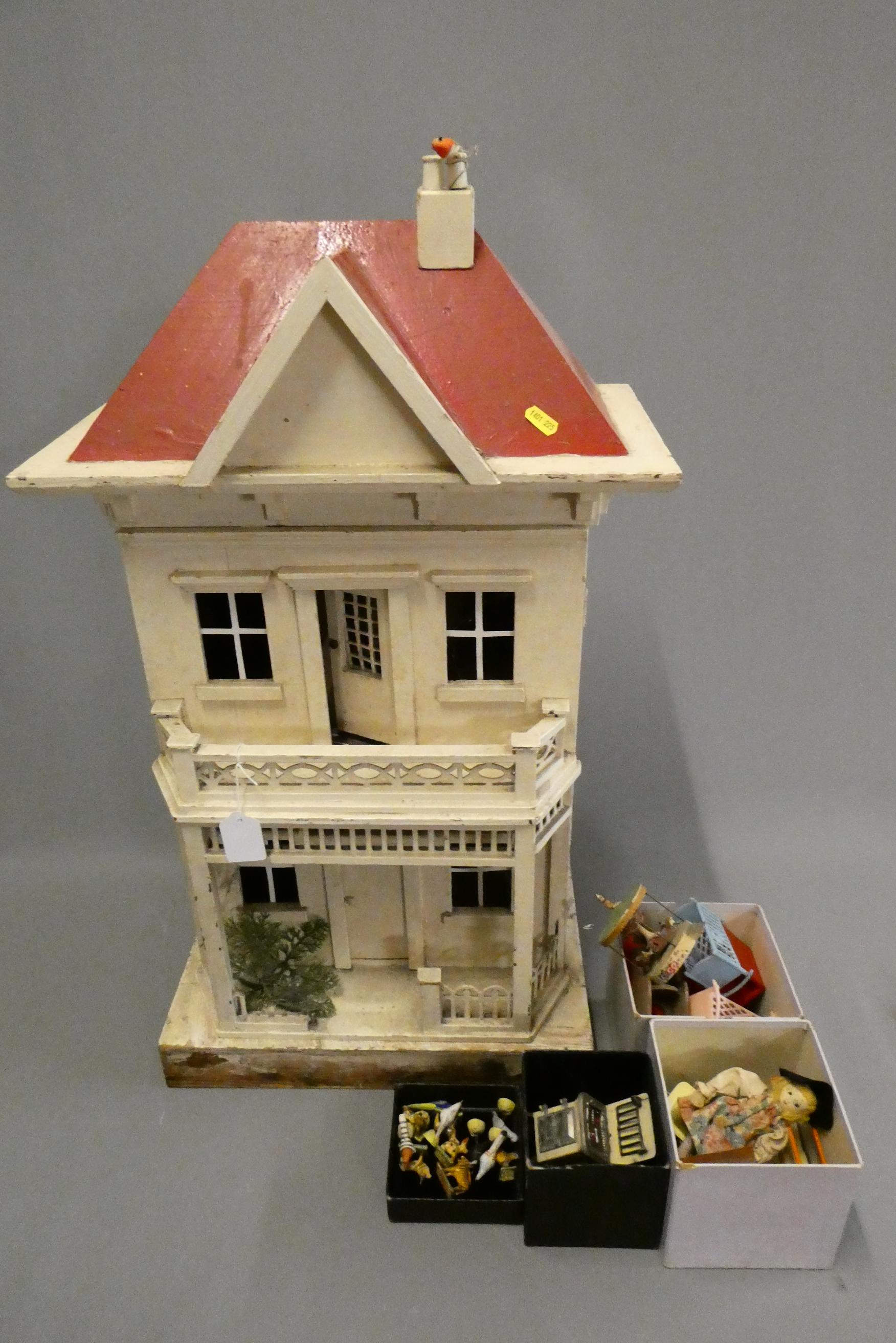 Vintage doll's house and accessories Image
