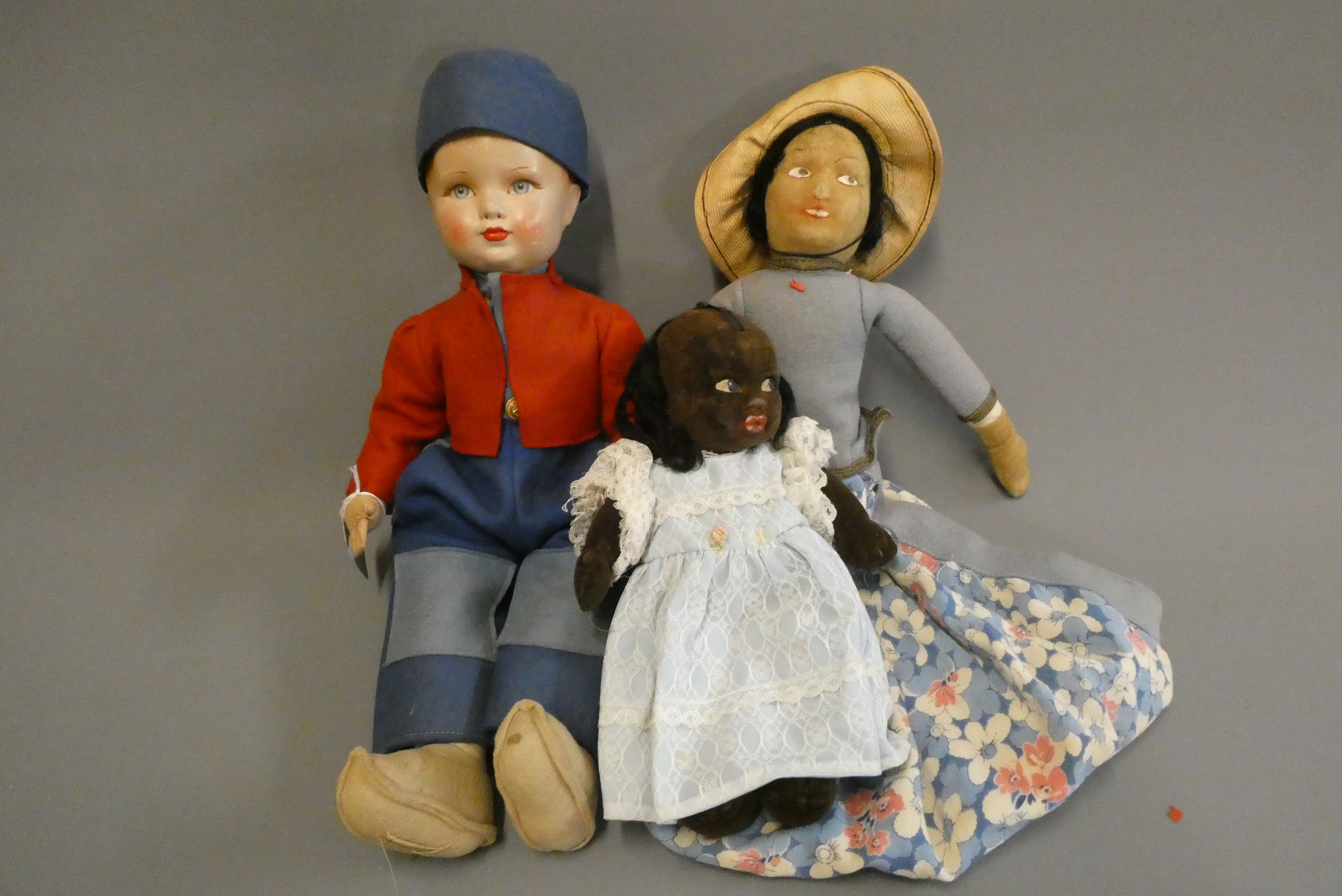 Three vintage dolls Image