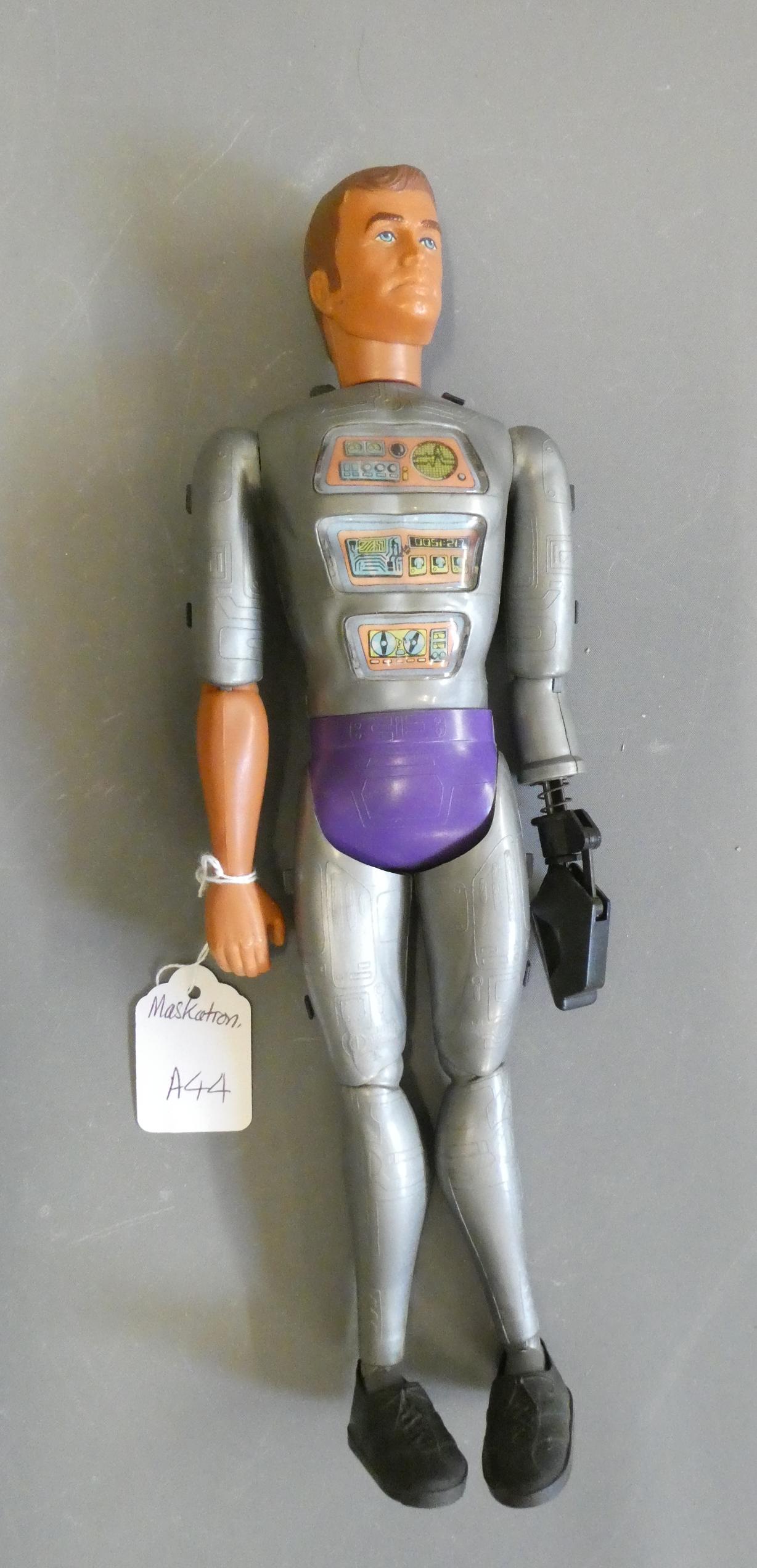 Six million dollar man maskatron figure, incomplete, fair | Hartleys ...