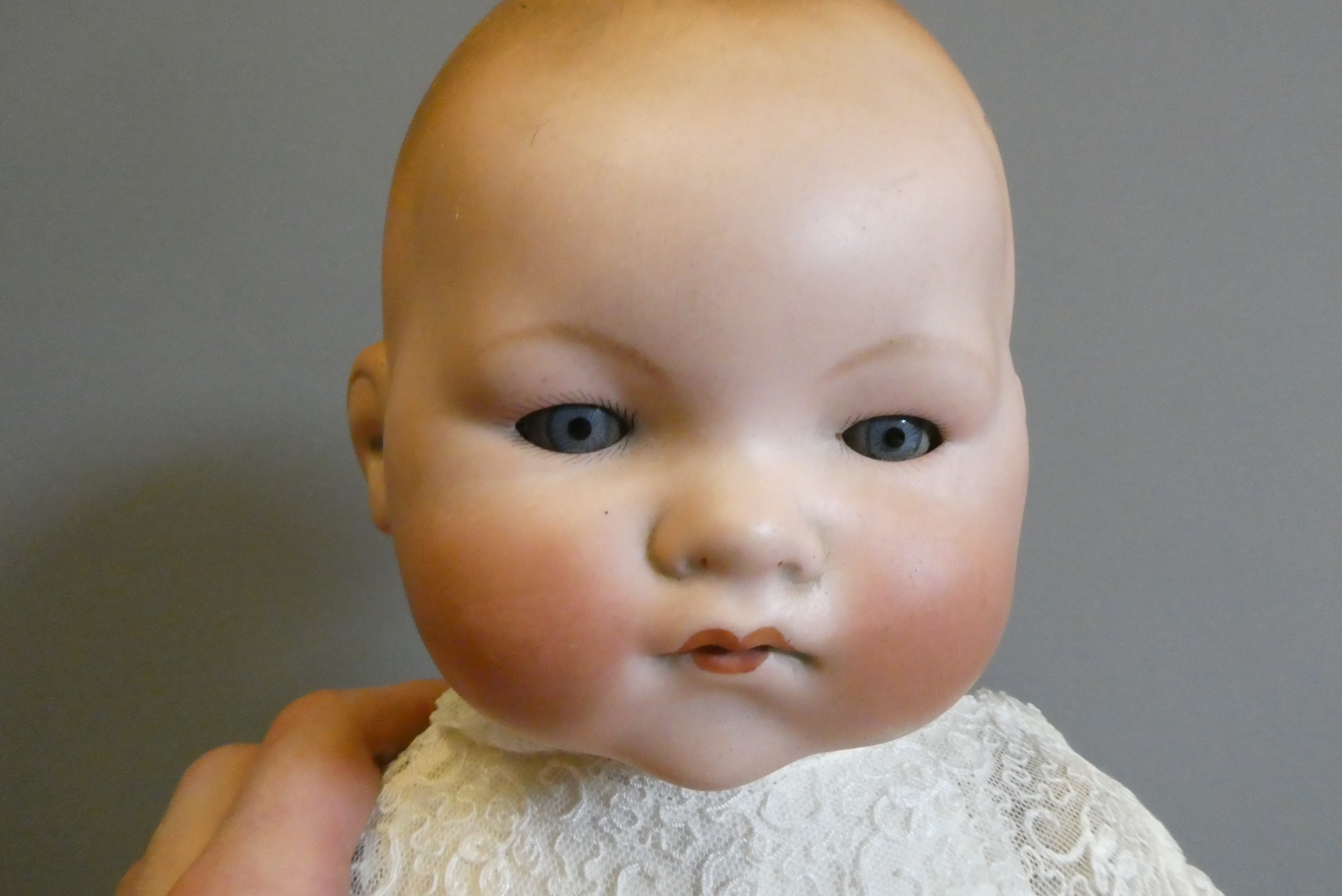 Two Armand Marseille bisque head dolls Image