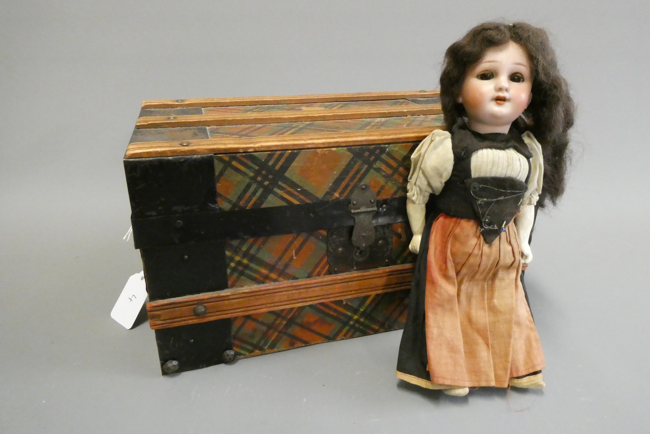 A bisque socket head doll Image