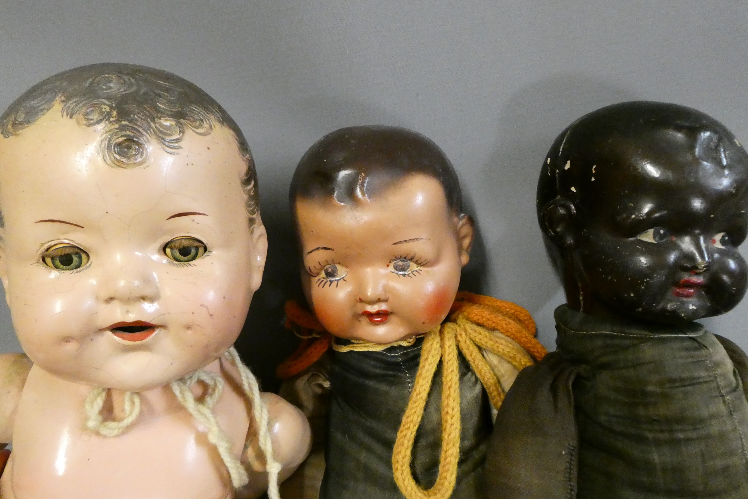 Four vintage dolls Image