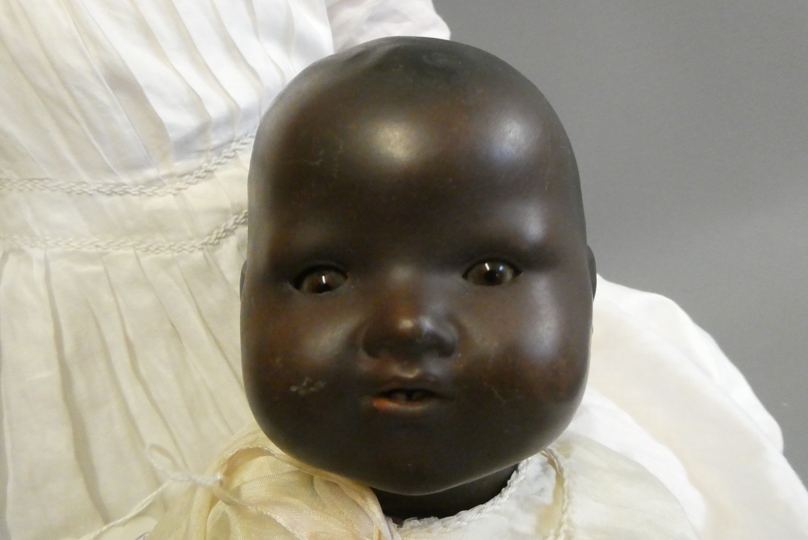 A Heubach Koppelsdorf bisque socket head character doll Image