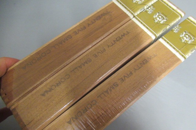 Three boxes of 25 Embassy Small Coronas cigars Image