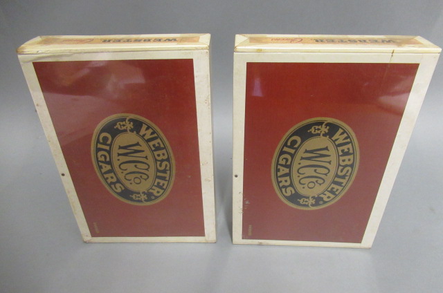 Two boxes of 25 Webster Queens cigars Image