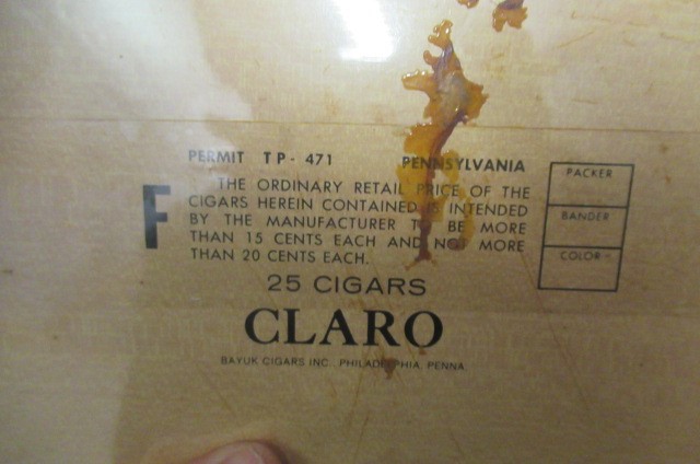 Two boxes of 25 Webster Queens cigars Image