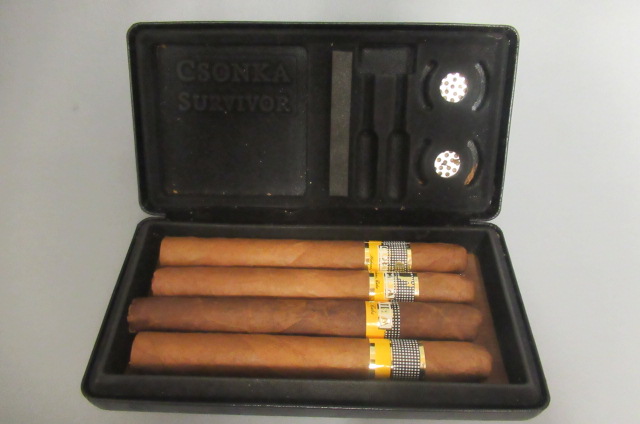 A leather Csonka Travel Humidor Image
