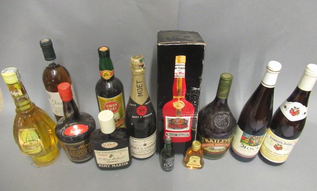 An assortment of wine & liqueur Image