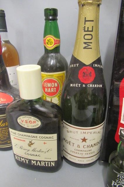 An assortment of wine & liqueur Image