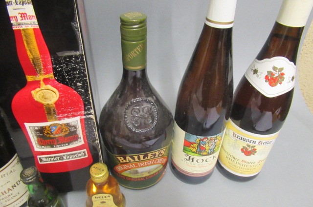 An assortment of wine & liqueur Image