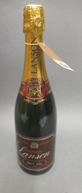 One bottle 1982 Lanson brut champagne Image