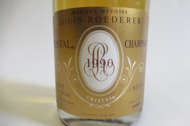 1 bottle 1990 Roederer Cristal Champagne Image