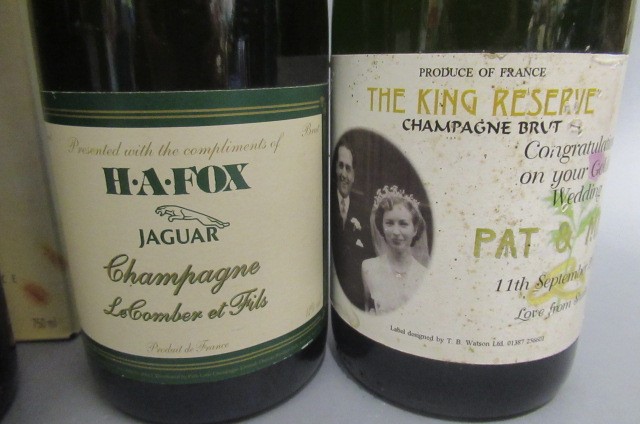 6 bottles of champagne Image