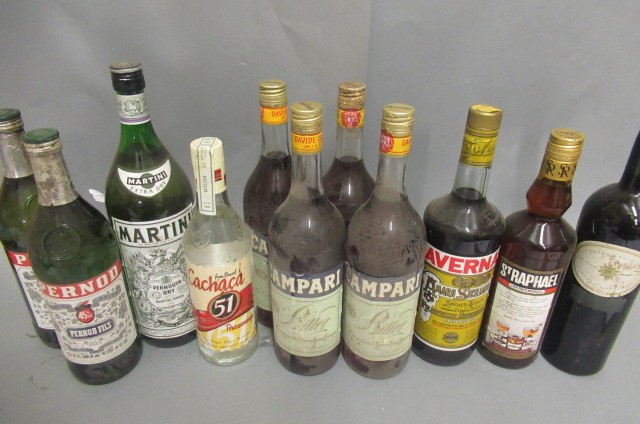 A large assortment of spirits and liqueur Image