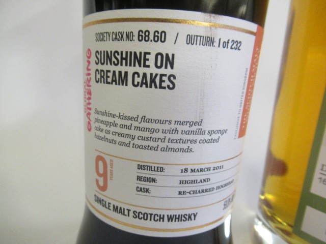 Two bottles of 9yr old single malt whisky Image